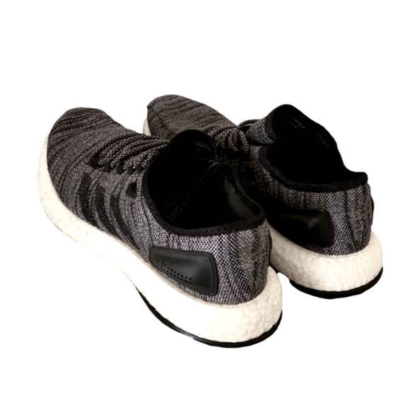 adidas BOOST Oreo Primeknit Sneakers Mens 9.5 All Terrain S80787 Gray Black - Picture 8 of 14